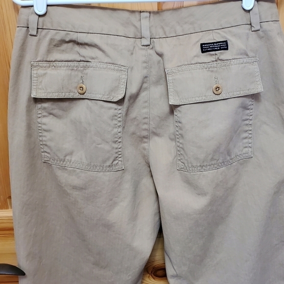 BANANA REPUBLIC CAMEL TAN KHAKIS CASUAL 100% COTTON PANTS MEN SIZE 32 X 24 - Picture 4 of 11